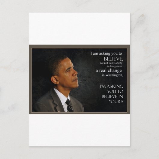 Obama Briefkaart (Voorkant)