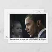 Obama Briefkaart - Ashley (Voorkant / Achterkant)