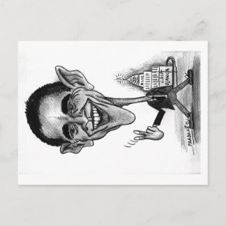 Obama Briefkaart-karikatuur Briefkaart