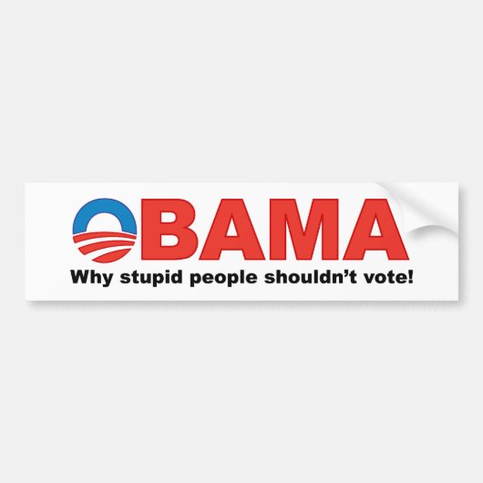 Obama Bumpersticker (Voorkant)