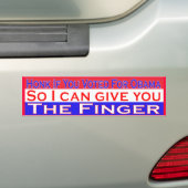 Obama Bumpersticker (Op auto)