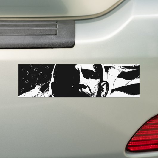 Obama Bumpersticker (Op auto)