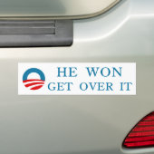 Obama bumpersticker (Op auto)