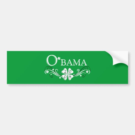 O'bama Bumpersticker (Voorkant)