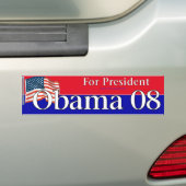 Obama Bumpersticker (Op auto)