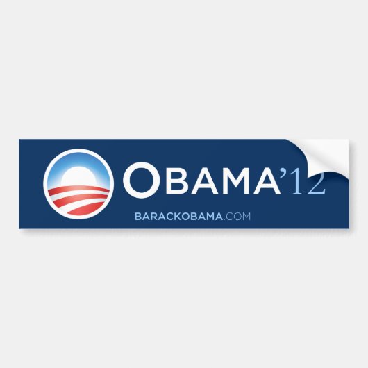 Obama Bumpersticker 2012 (Voorkant)