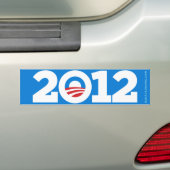 Obama Bumpersticker 2012 (Op auto)
