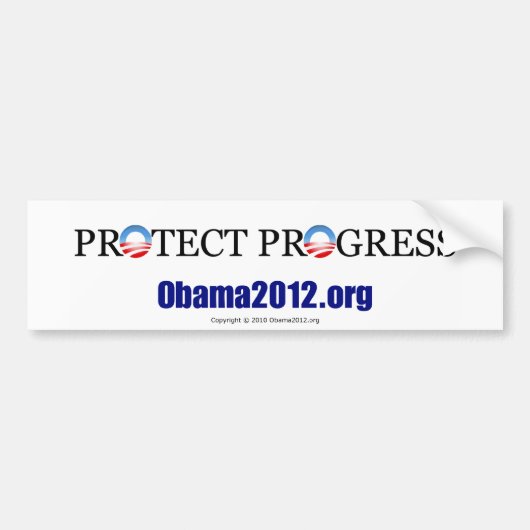 Obama Bumpersticker 2012 (Voorkant)