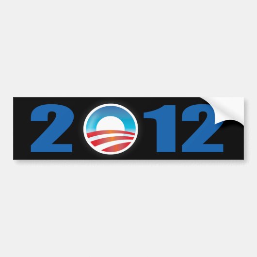 Obama Bumpersticker 2012 (Voorkant)