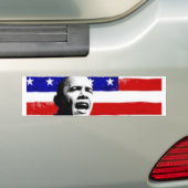 OBAMA-BUMPERSTICKER BUMPERSTICKER (Op auto)