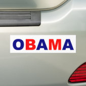 OBAMA-Bumpersticker Bumpersticker (Op auto)