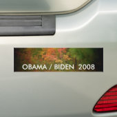 OBAMA-Bumpersticker Bumpersticker (Op auto)