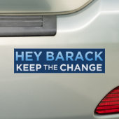 Obama-Bumpersticker 'Hou de verandering' Bumpersticker (Op auto)