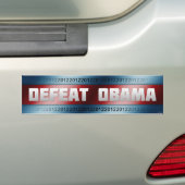 Obama-Bumpersticker verwerpen Bumpersticker (Op auto)