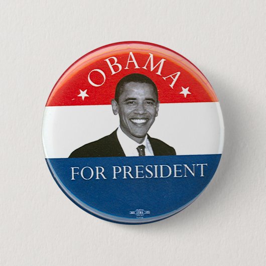 Obama - Button (Voorkant)