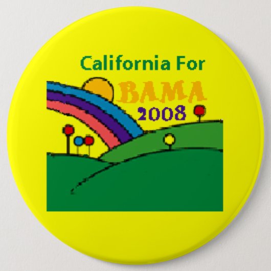 Obama California Button (Voorkant)