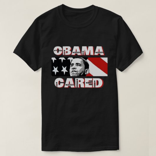 Obama Cared T-Shirt (Design voorkant)