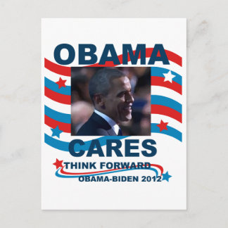 Obama Cares Briefkaart