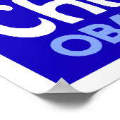 Obama - Change Blue Poster (Coin)