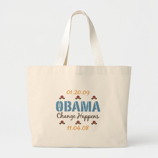 Obama Change is Canvas tas (Voorkant)