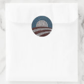 Obama Circle Ronde Sticker (Tas)