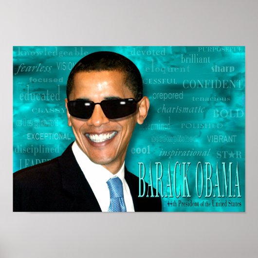 Obama Cool Poster (Voorkant)