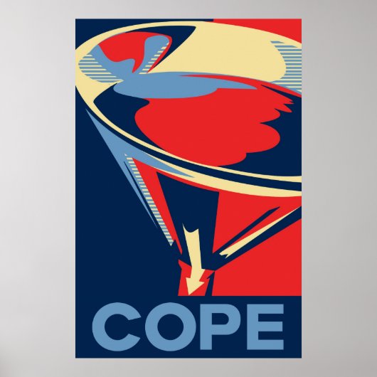 Obama Cope groot poster (Voorkant)