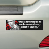 Obama de dictator bumpersticker (Op auto)