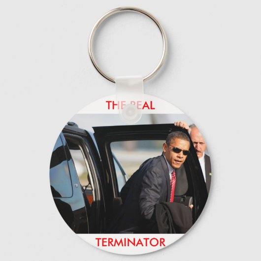 Obama - De echte Terminator Sleutelhanger (Voorkant)