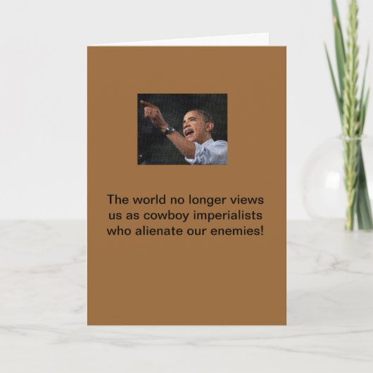 Obama de imperialist kaart (Voorkant)