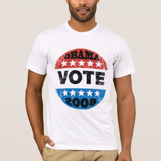 Obama Debat 2008 T Shirt (Voorkant)