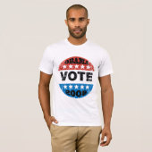 Obama Debat 2008 T Shirt (Voorkant volledig)