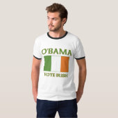 Obama Debat Iers T-shirt (Voorkant volledig)