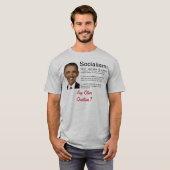 Obama: Definitie van het socialisme T-shirt (Voorkant volledig)