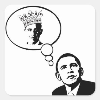 Obama denkt dat hij koning stickers is