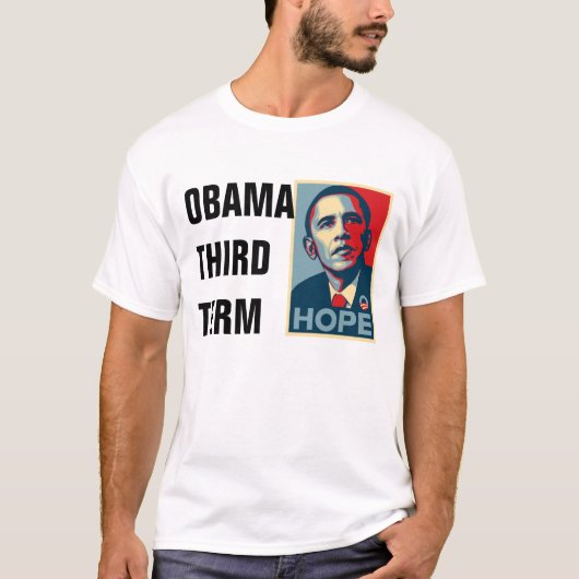 Obama - Derde term T-shirt (Voorkant)