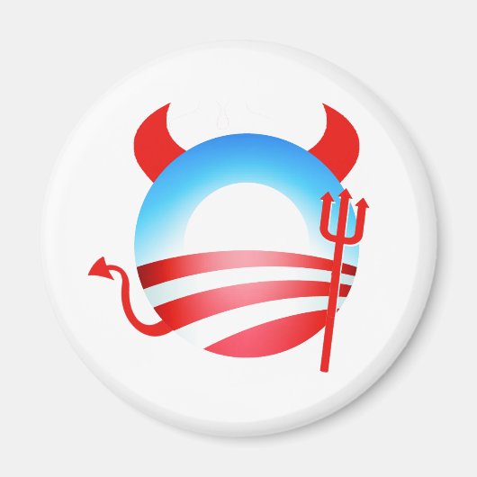 Obama Devil Magneet (Voorkant)