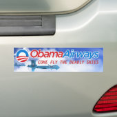 Obama Drone Parody Bumpersticker (Op auto)