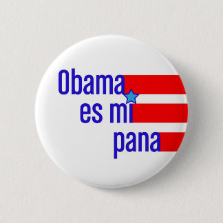 obama es mi pana - knop ronde button 5,7 cm