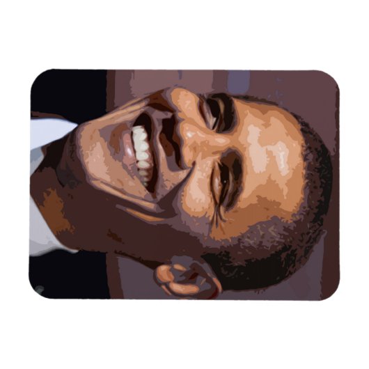 Obama Face Magnet pour 2012 (Horizontal)