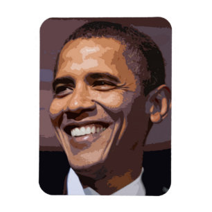 Obama Face Magnet voor 2012 Magneet