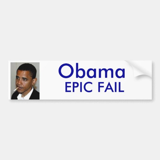 Obama Fail Bumpersticker (Voorkant)