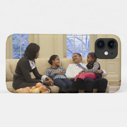 Obama-familie Case-Mate iPhone Case (Achterkant (horizontaal))