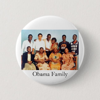 Obama-familie Ronde Button 5,7 Cm