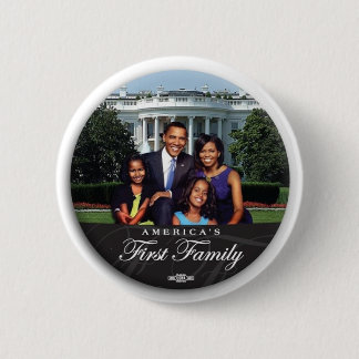 Obama Family 2-Button Ronde Button 5,7 Cm