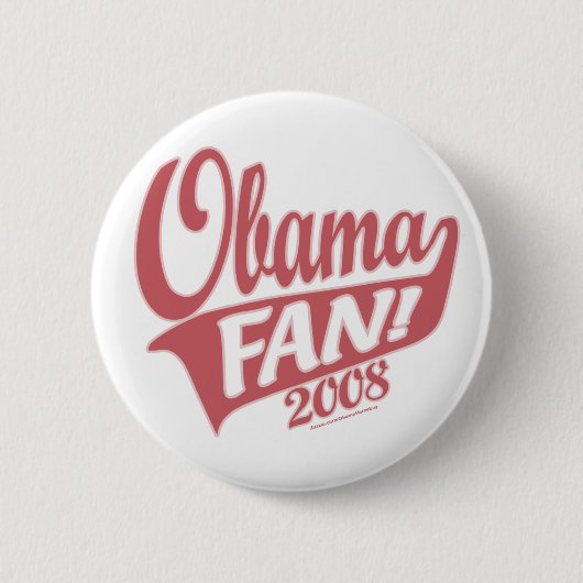 Obama Fan Button  (Voorkant)