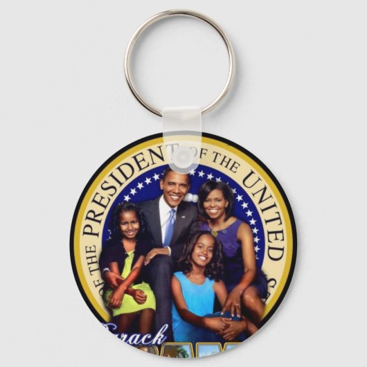 obama-first-reeks sleutelhanger (Voorkant)