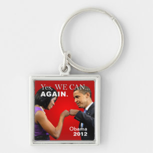 Obama Fist Bump - ja we kunnen het nog een keer Sleutelhanger