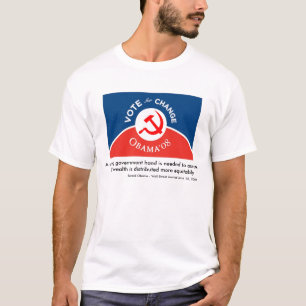 Obama for Change - Mannen T-shirt