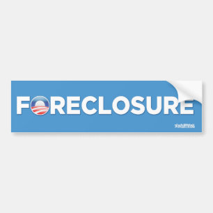 Obama Foreclosure Parody Bumpersticker